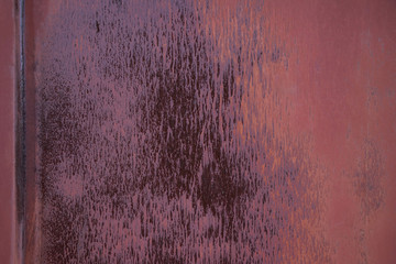 Old painted texture of rusty metal wall