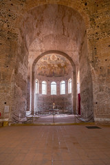 Interior view of the Rotunda in Thessaloniki, Greece.
