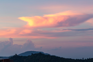 Sunset at Phu Tubberk