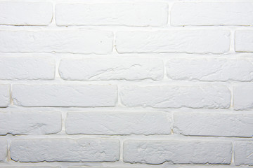 white brick wall