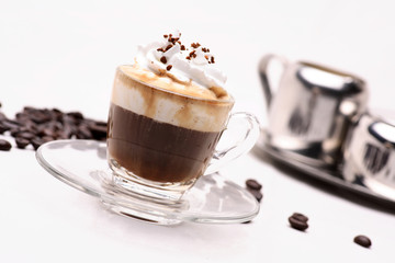 hot coffy Espresso Con Panna