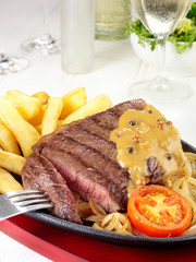 STEAK AND CHIPS