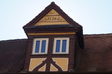 Altes Fachwerk in Aschaffenburg, Deutschland