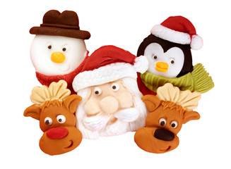 CHRISTMAS SUGAR ICING CHARACTERS