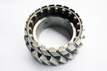 fourth gear of the secondary shaft isolated on white background