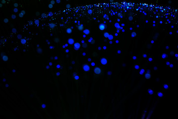 Abstract Lines Black Background