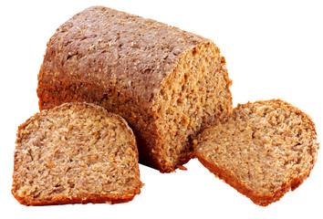 LOAF OF HEMP BREAD,CUT OUT