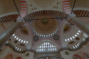 Naklejka premium interior of Suleymaniye Mosque
