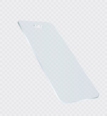 Vector screen protector film or glass cover. Screen protect Glass