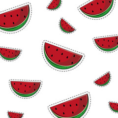 watermelons background cartoons