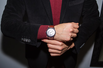 Suited man posing.Perfect to the last detail. Handsome young businessman .business and office concept - handsome businessman. Toned.