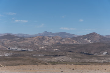 Fototapeta na wymiar Peru Volcano Landscape Viewpoint