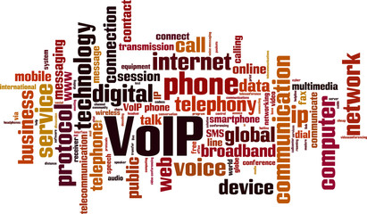 VoIP word cloud