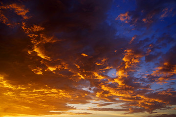 Fototapeta na wymiar Sunset light over Minca, Colombia, South America