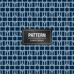 Fototapeta premium Geometric pattern background. Minimal and modern blue background