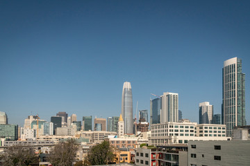 Fototapeta na wymiar San Francisco City Downtown, California