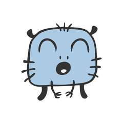 Alien Monster. Vector illustration.