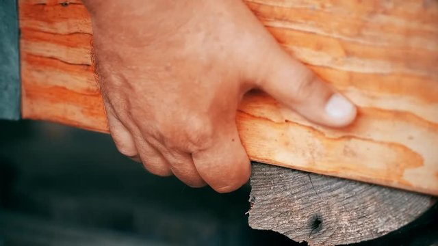 An ancient Slavic pagan city built of wood, excellent scenery for a historical film, old wooden churches and houses, an orthodox cross, summer time, no people in the frame, old Kiev