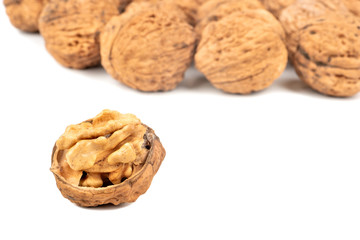 Walnut with half