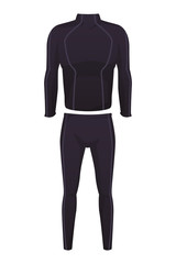 Male fitness sport suit