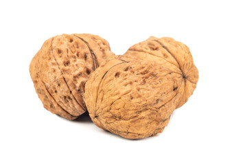 Three large walnuts