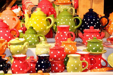 POTTERY AT CHRISTMAS MARKET,BRATISLAVA