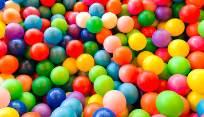 Fototapeta na wymiar Background of colored balls
