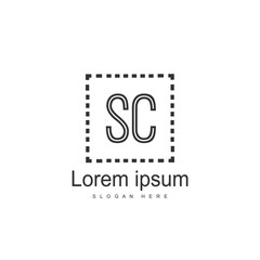 S Letter logo template. Initial letter logo design