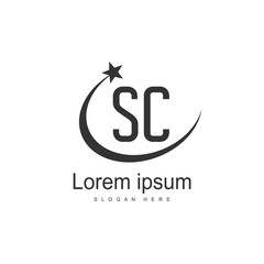 S Letter logo template. Initial letter logo design