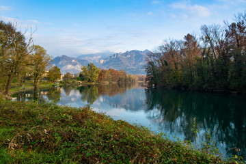 Fototapeta premium sul fiume