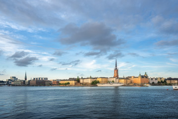 Fototapeta na wymiar Scenic view of Stockholm, Sweden, on a beautiful sunny day.