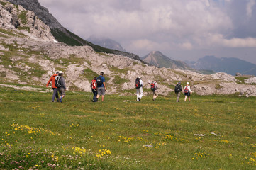 Fototapeta na wymiar An der Göppinger Hütte