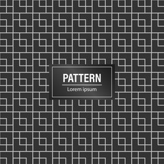 Minimal geometric pattern background. Black pattern background