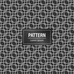 Fototapeta na wymiar Minimal geometric pattern background. Black pattern background