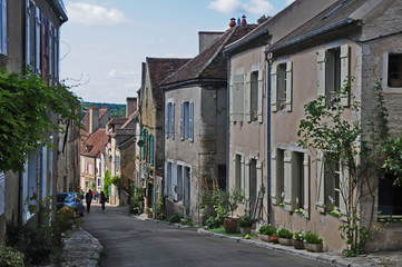 Fototapeta na wymiar Il villaggio di Vezelay - Borgogna