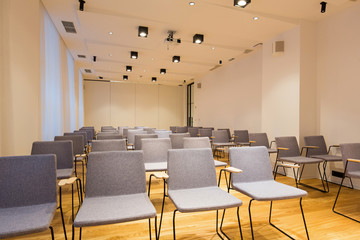 Interior of presentation room