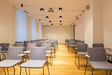 Interior of presentation room