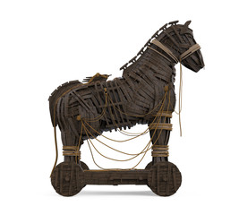 Trojan Horse Isolated © nerthuz