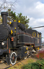 Fototapeta premium An old steam locomotive