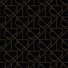 simple art deco geometric wallpaper pattern