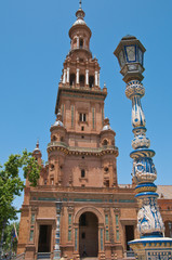 Obraz premium Plaza de España, Sevilla, Andalusien, Spanien