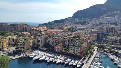 Naklejka premium aerial view of monaco