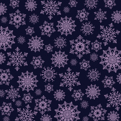 Christmas background with snowflakes