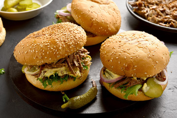 Pulled beef sandwiches
