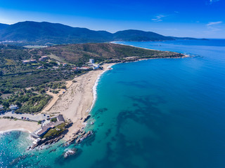 Fototapeta premium Propriano an der Westküste der Insel Korsika