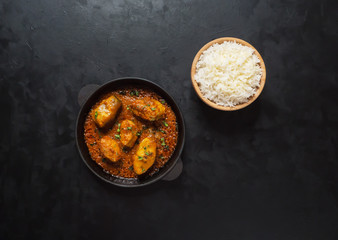 Bengali Fish Curry. Asian cuisine.
