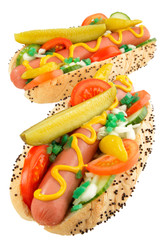 CHICAGO STYLE HOT DOGS