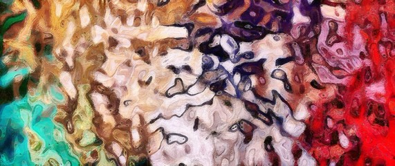 Detailed close-up grunge abstract background. Dry brush strokes hand drawn oil painting texture. Creative pattern for graphic work, web design or wallpaper. Can be print on canvas or textile.