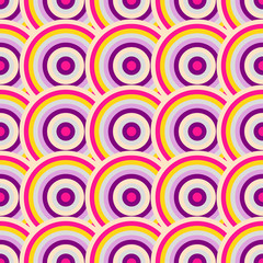Fototapeta premium Seamless geometric background. Modern stylish texture. Repeating geometric triangular grid. Simple graphic design. Trendy line geometry design for textile, wallpaper. Vector Illustration.