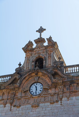 Mallorca, Spain - July 19, 2013: Santuari de Lluc. View of the famous monastery on the island of Mallorca